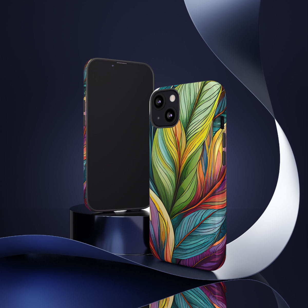 Vibrant Tropical Leaf Tough Phone Case - Studio 653