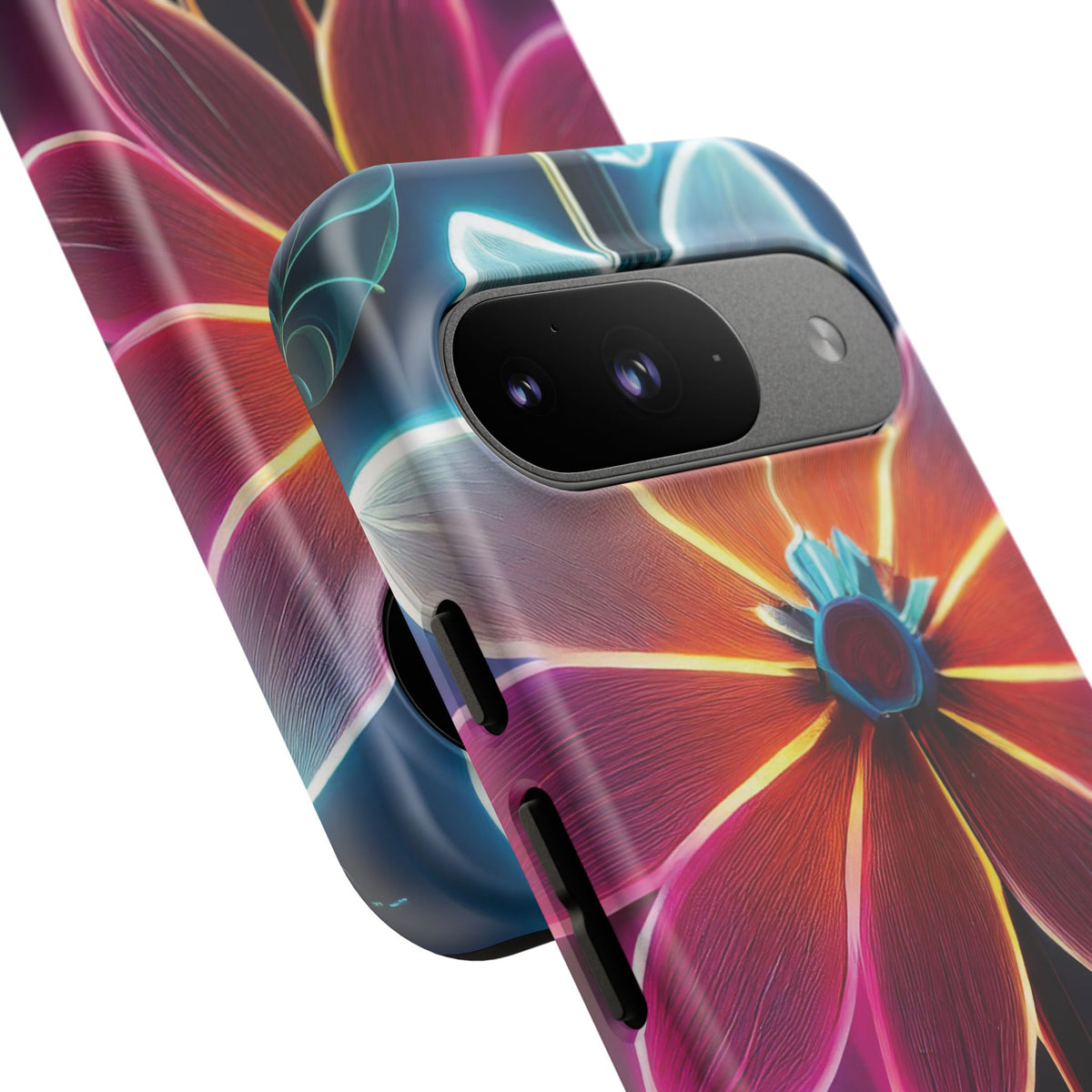 Vibrant Neon Flowers Tough Phone Case - Studio 653