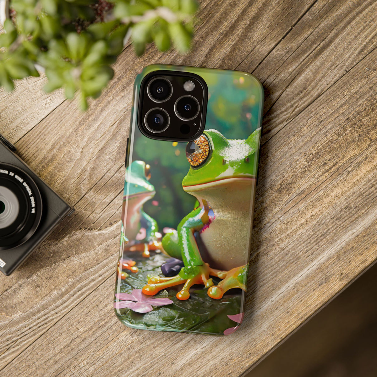 Someone Watching Colorful Frog Tough Phone Case - Studio 653