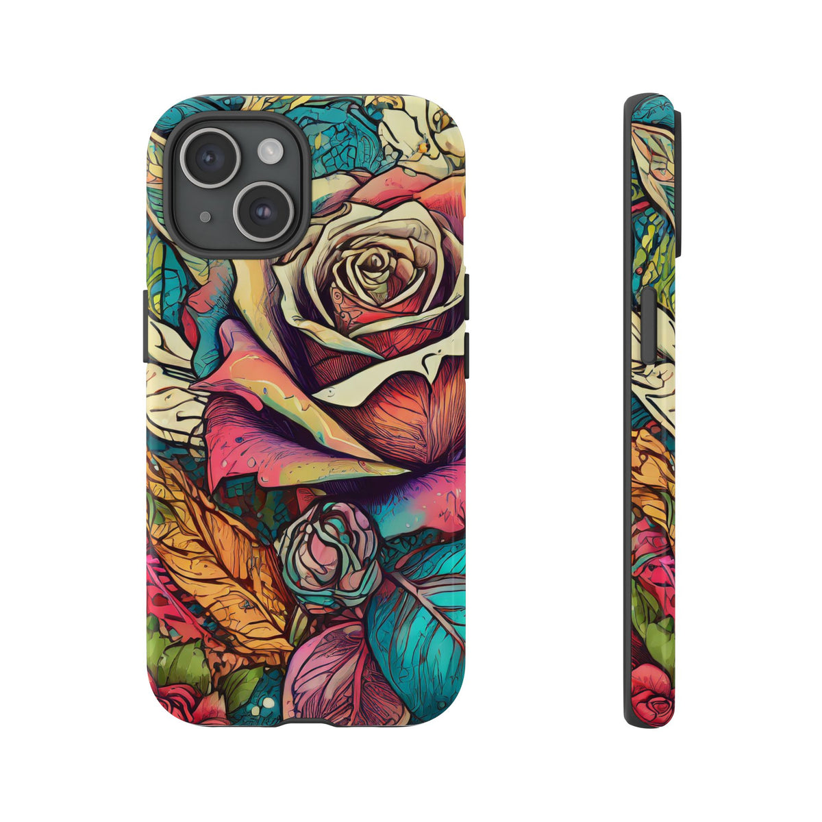 Colorful Roses Tough Phone Case - Studio 653