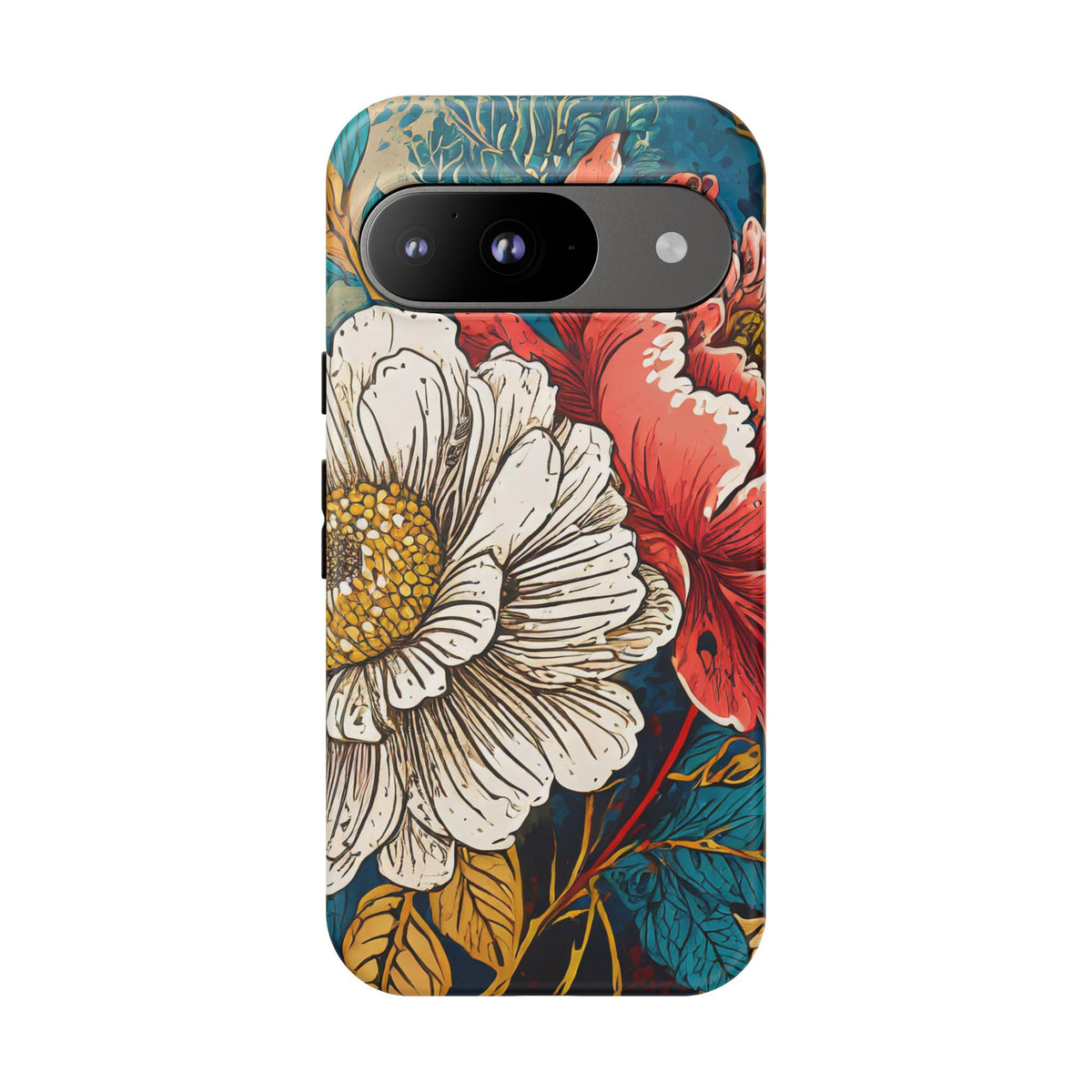 Artistic Floral Tough Phone Case - Studio 653