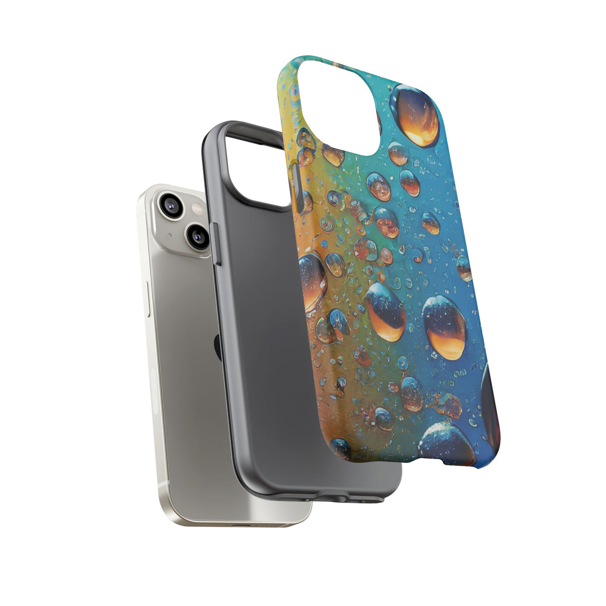 Colorful Water Droplets Tough Phone Case - Studio 653