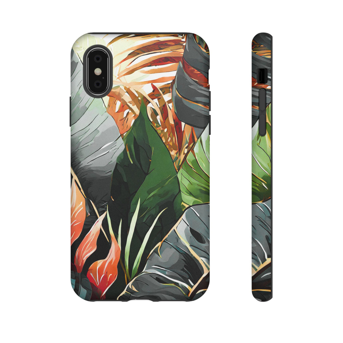 Tropical Leaf Tough Phone Case - Studio 653