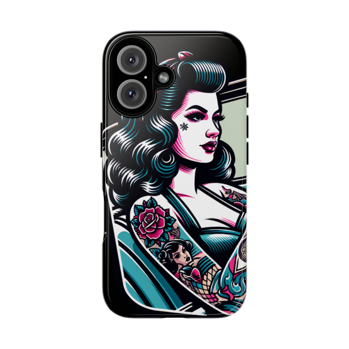 Vintage Retro Tattooed Pin Up Tough Phone Case - Studio 653
