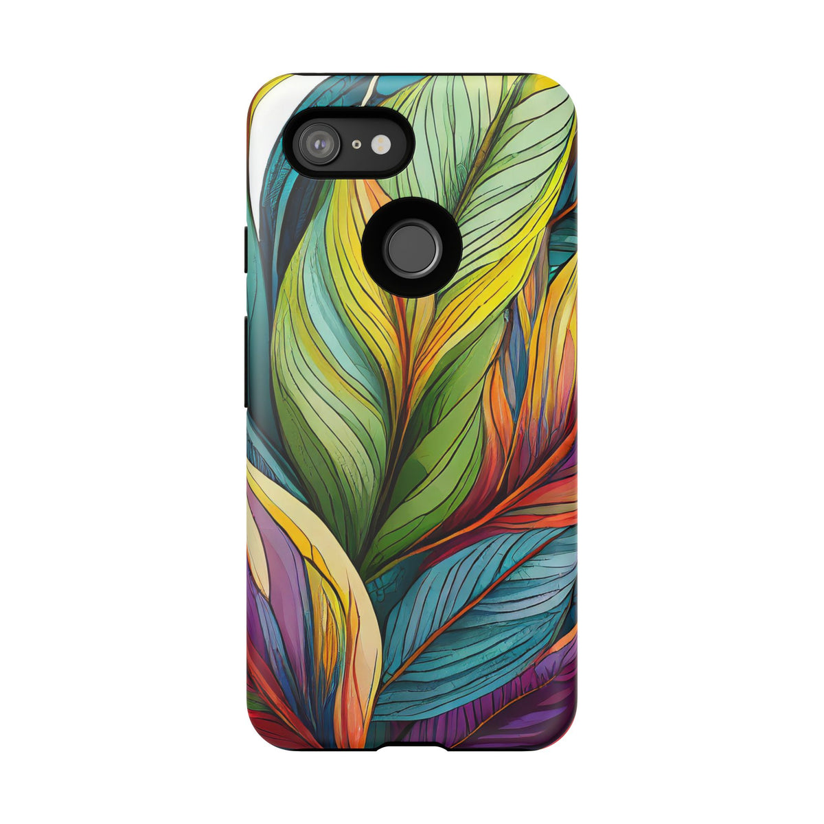Vibrant Tropical Leaf Tough Phone Case - Studio 653