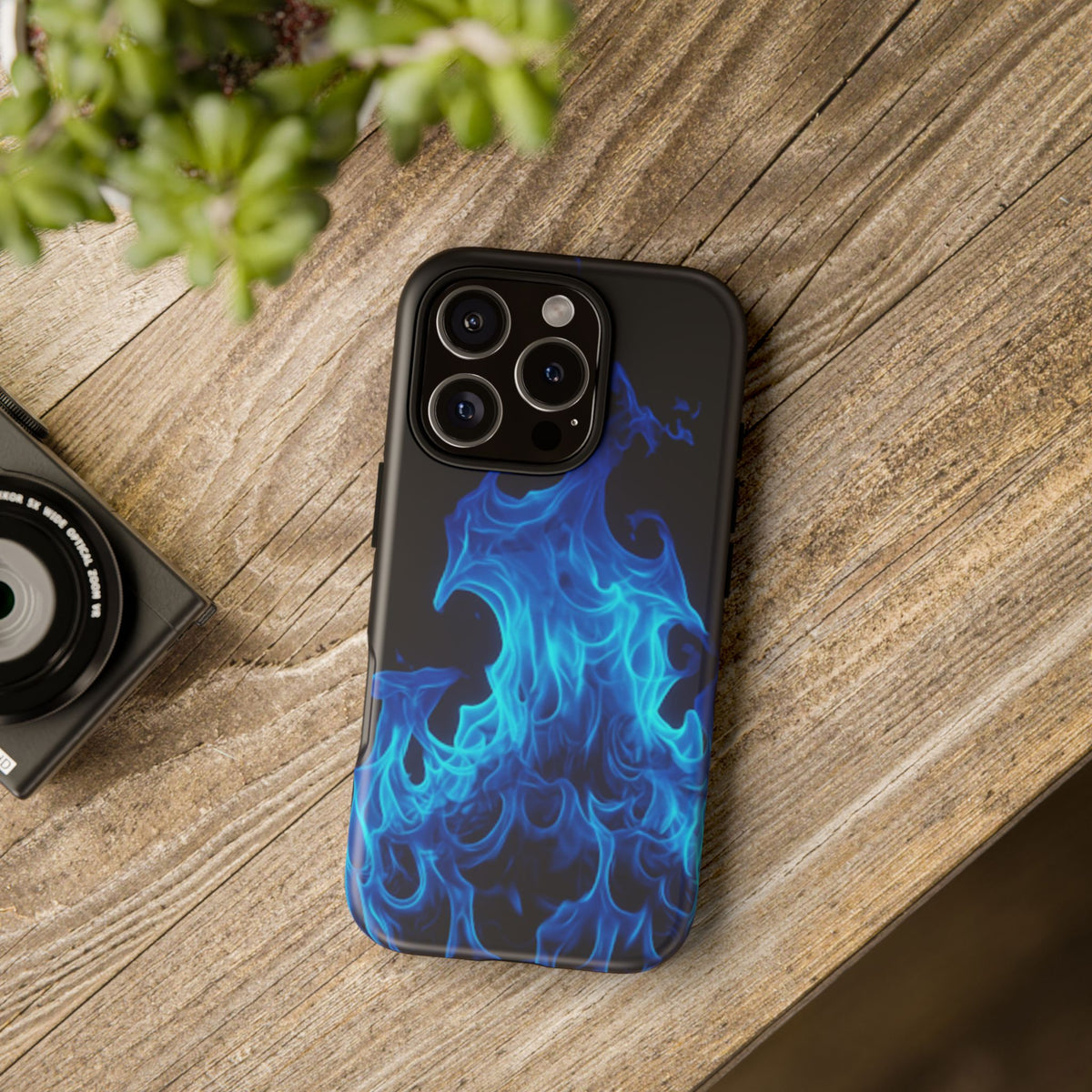Blue Flames Tough  Phone Case - Studio 653