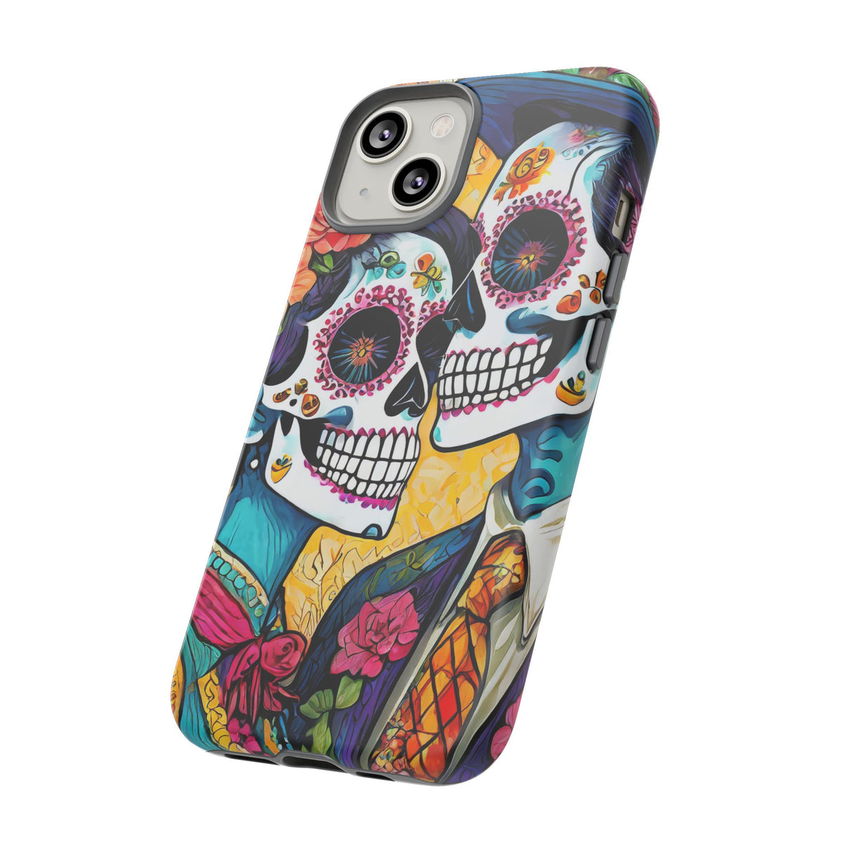 Loving Sugar Skull Couple Tough Phone Case - Studio 653