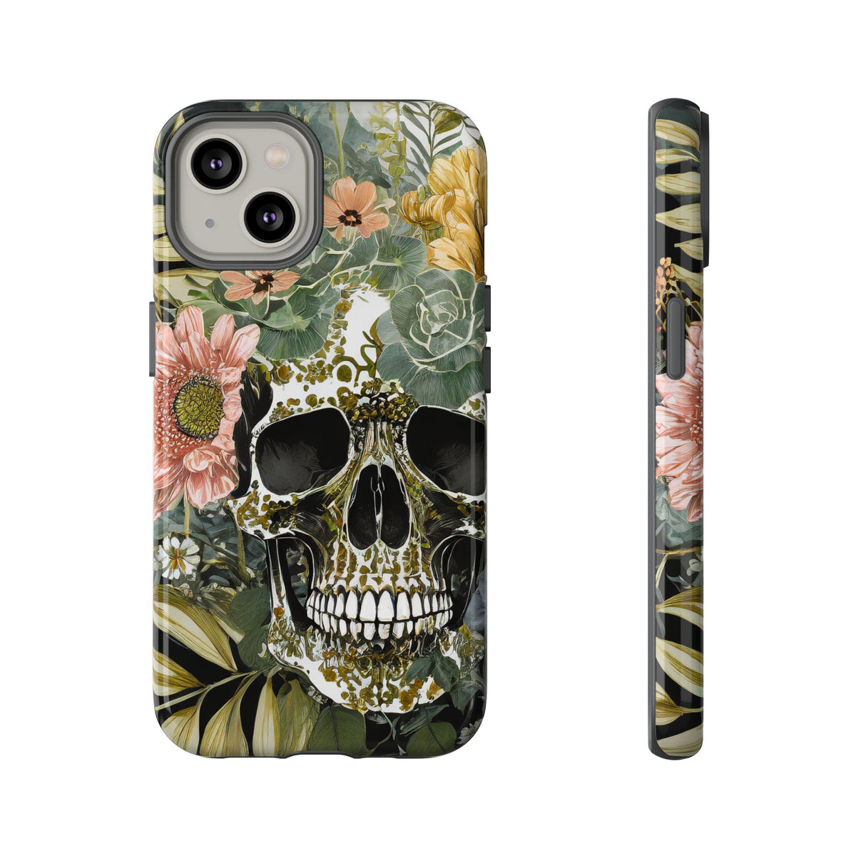 Floral Skull Tough Phone Case - Studio 653