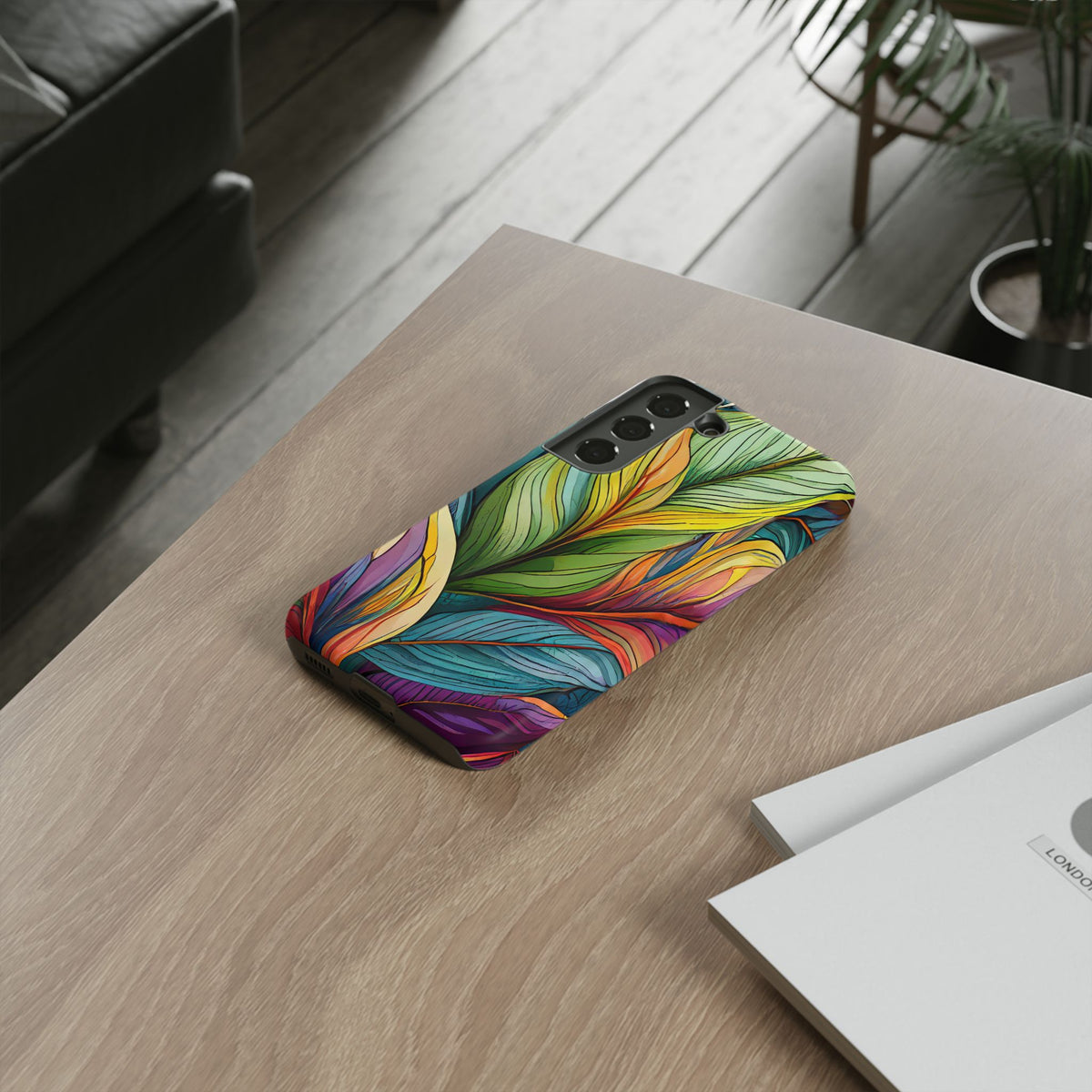 Vibrant Tropical Leaf Tough Phone Case - Studio 653