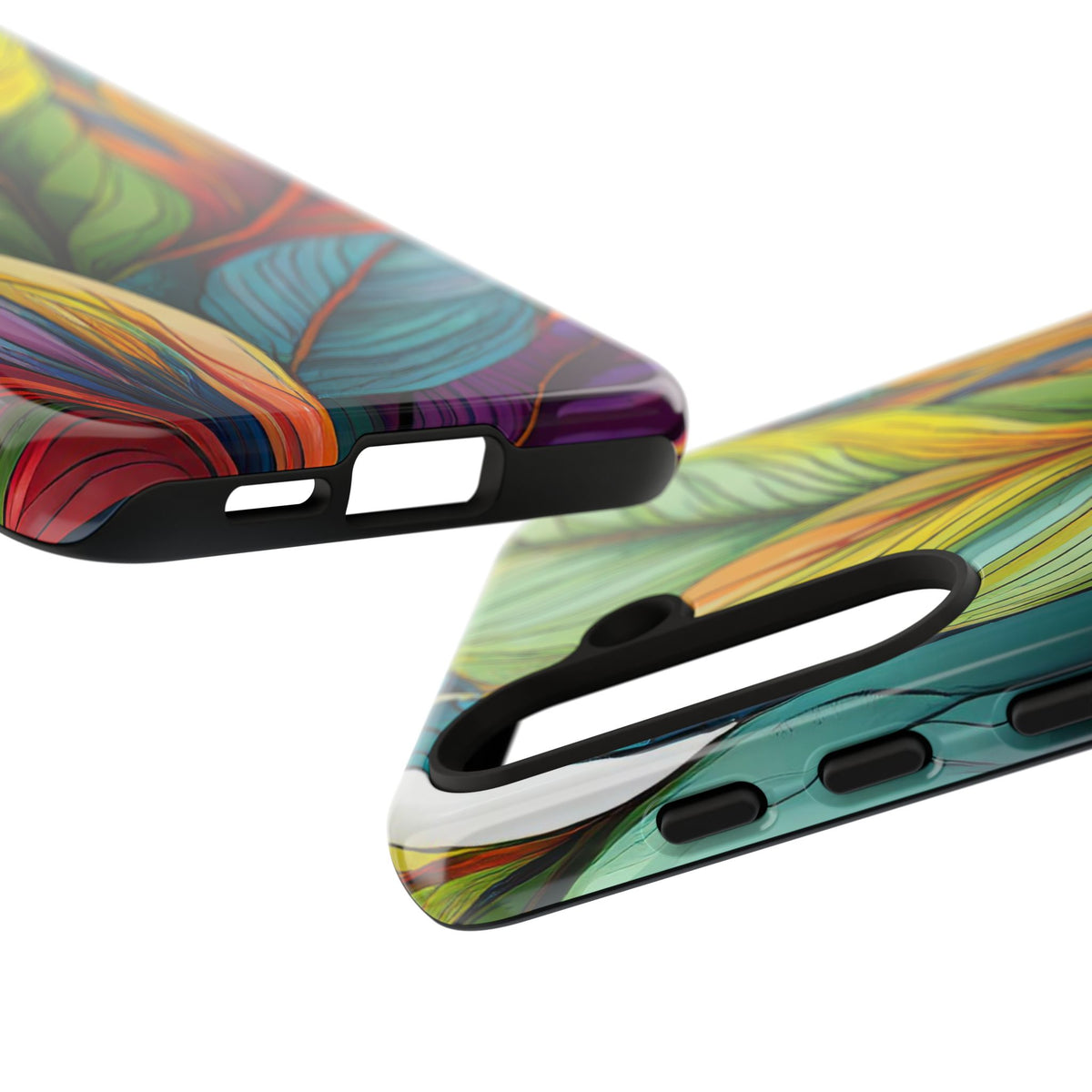 Vibrant Tropical Leaf Tough Phone Case - Studio 653