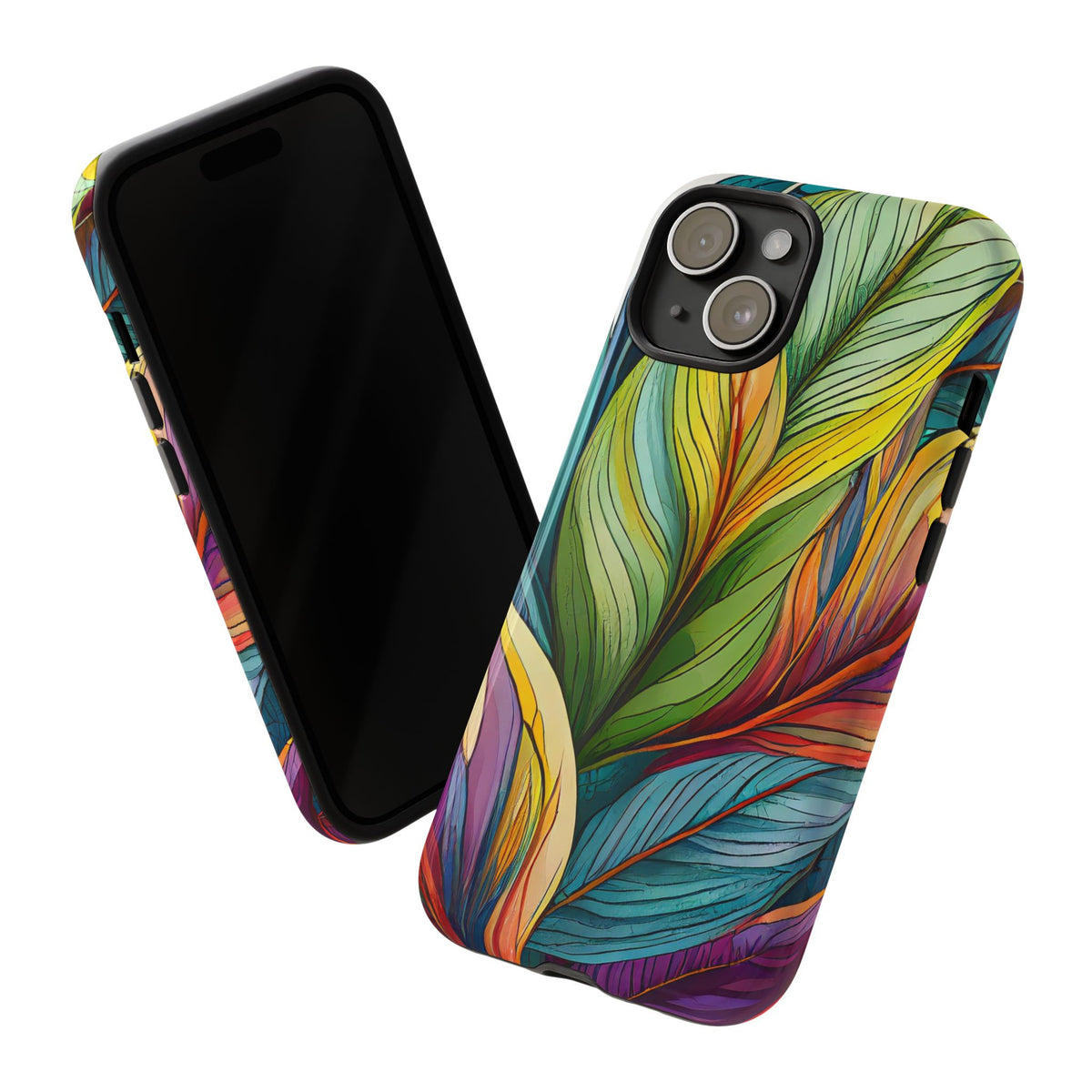 Vibrant Tropical Leaf Tough Phone Case - Studio 653