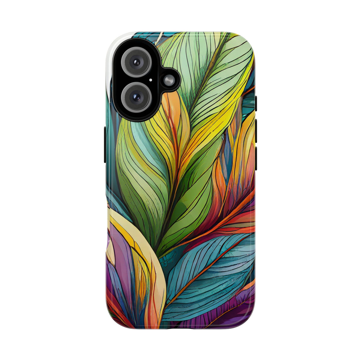 Vibrant Tropical Leaf Tough Phone Case - Studio 653