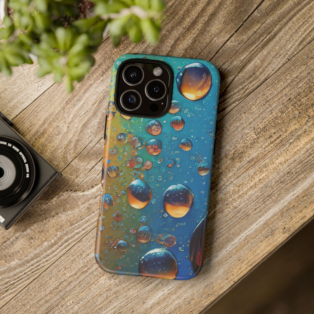 Colorful Water Droplets Tough Phone Case - Studio 653