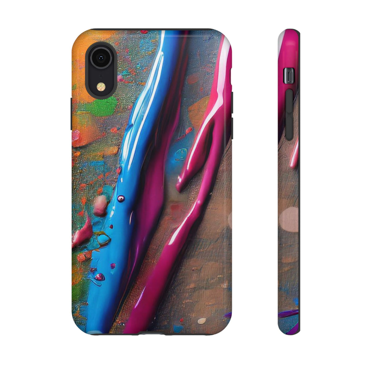 Colorful Artistic Paint Splatter Tough Phone Case - Studio 653