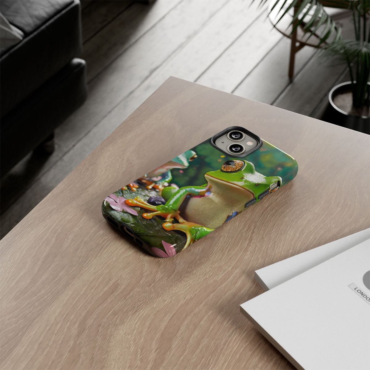 Someone Watching Colorful Frog Tough Phone Case - Studio 653