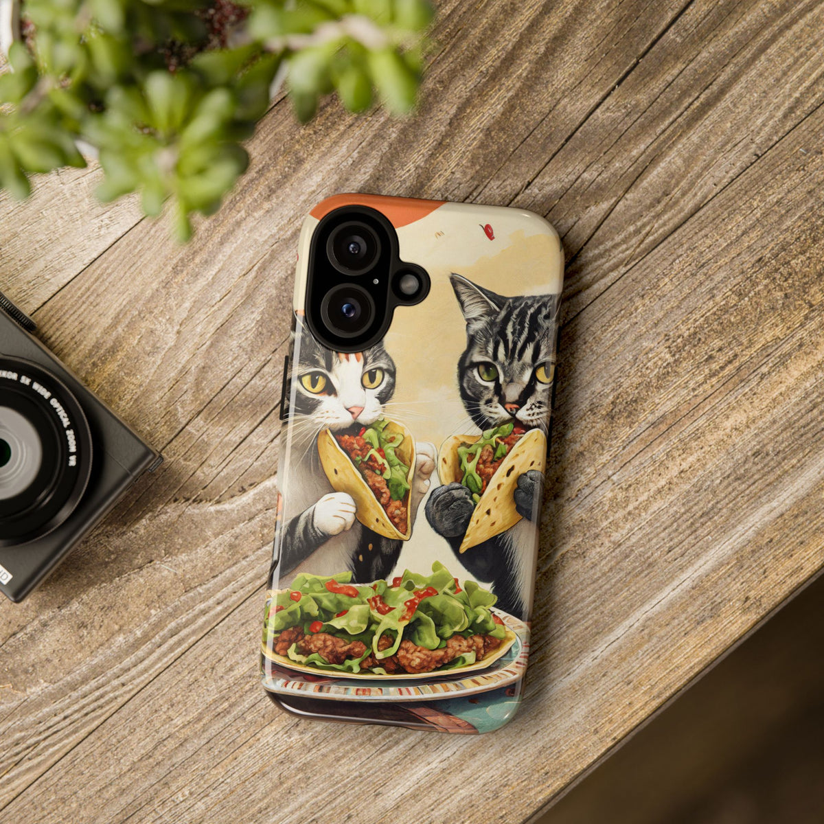 Funny Taco Cat Tough Phone Case - Studio 653