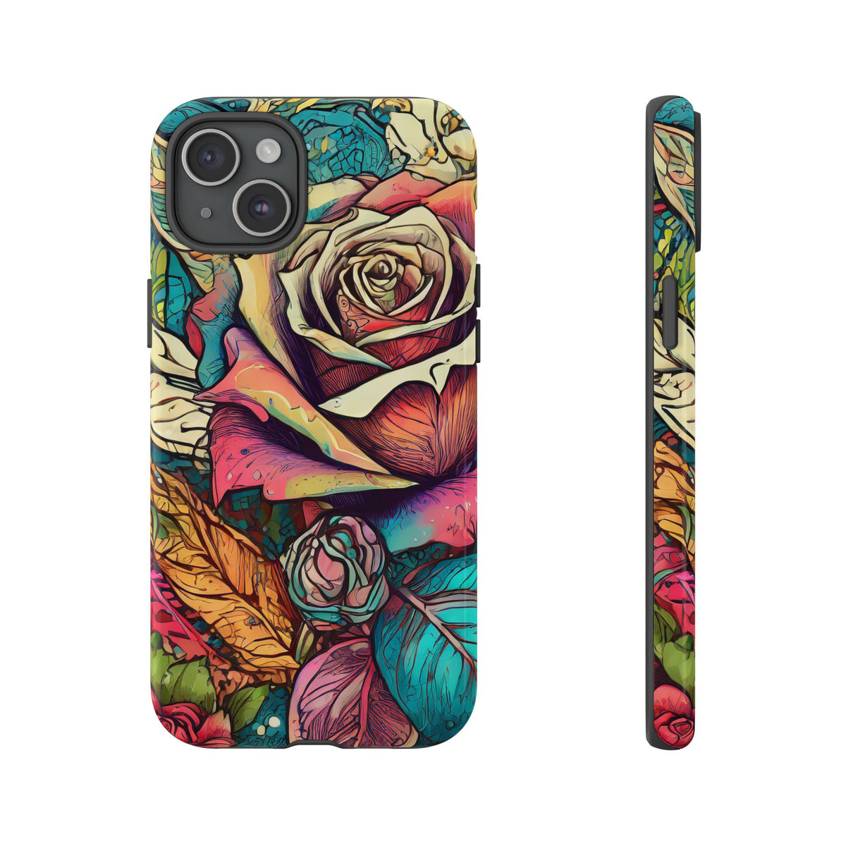 Colorful Roses Tough Phone Case - Studio 653