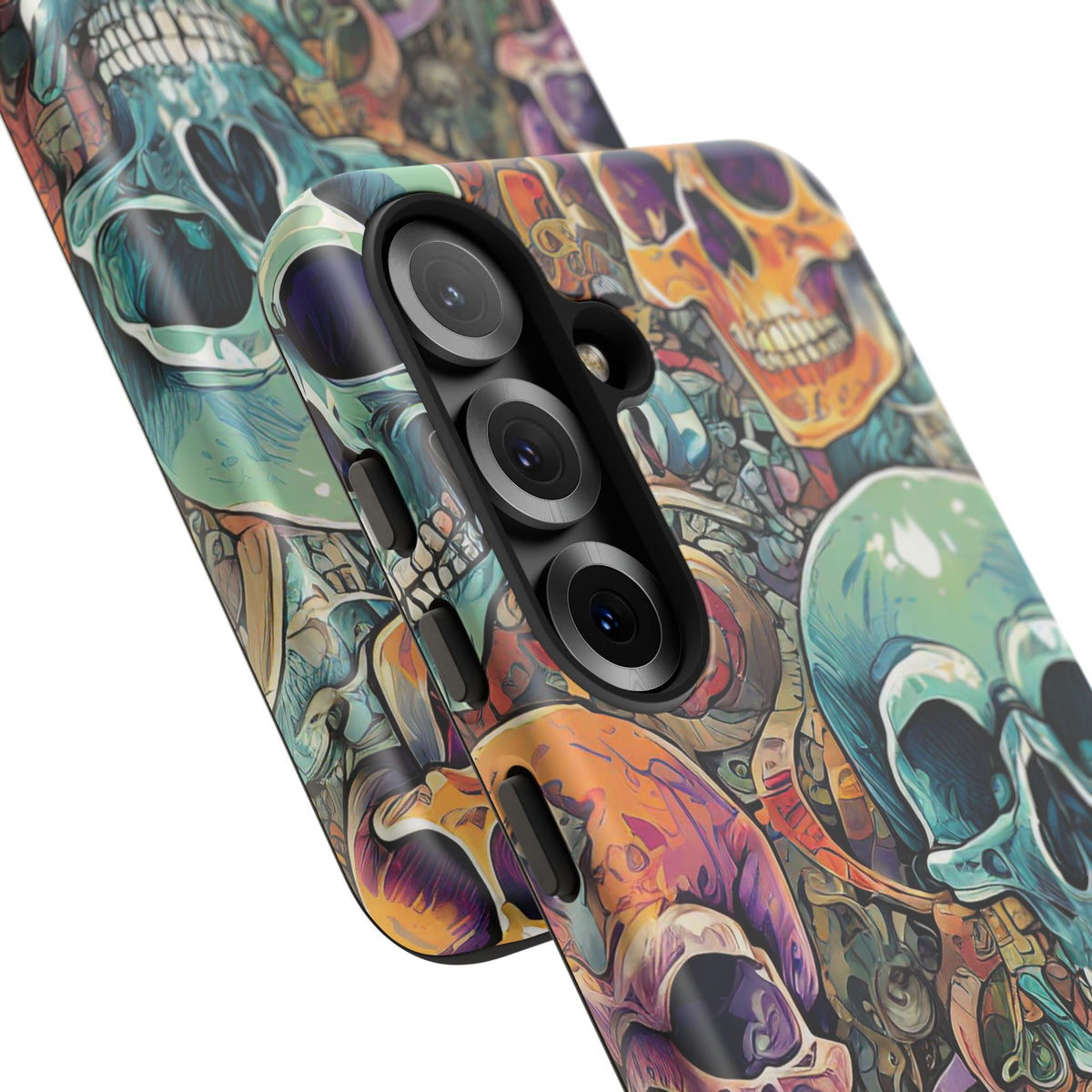 Artistic Skull Collage Tough Phone Case - Studio 653