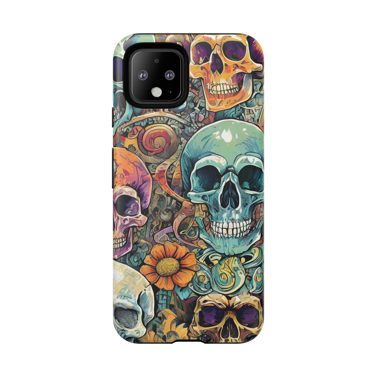 Artistic Skull Collage Tough Phone Case - Studio 653