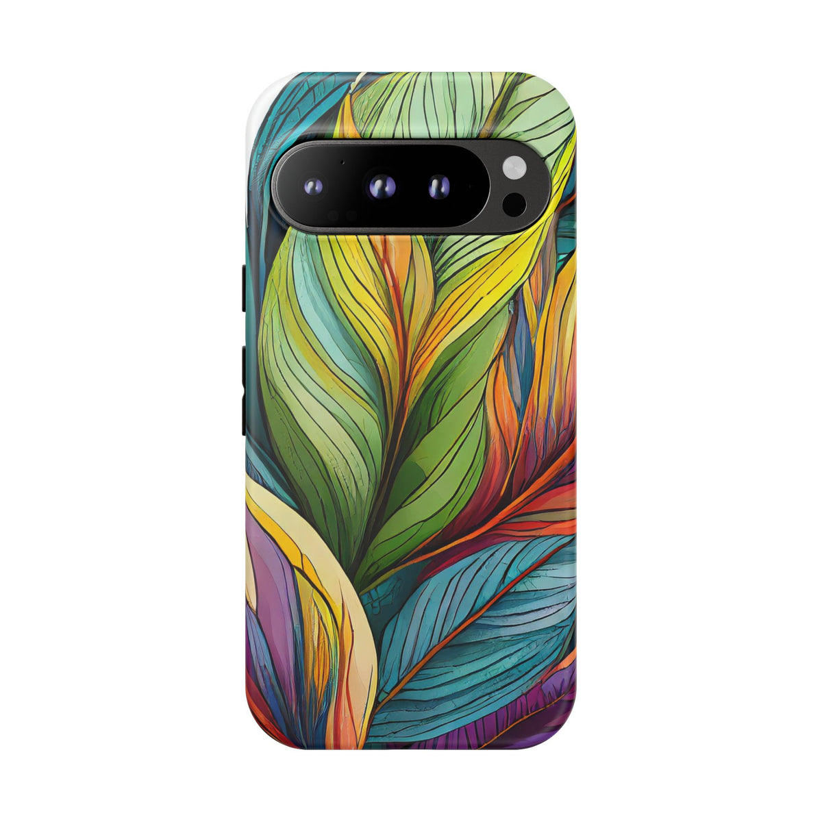 Vibrant Tropical Leaf Tough Phone Case - Studio 653