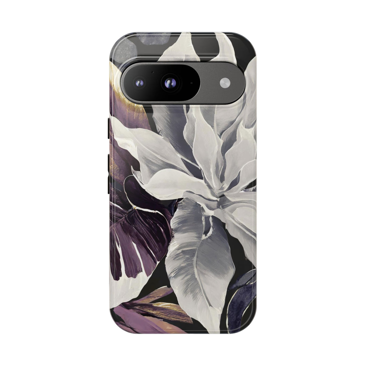 White & Plum Floral Tough Phone Case - Studio 653