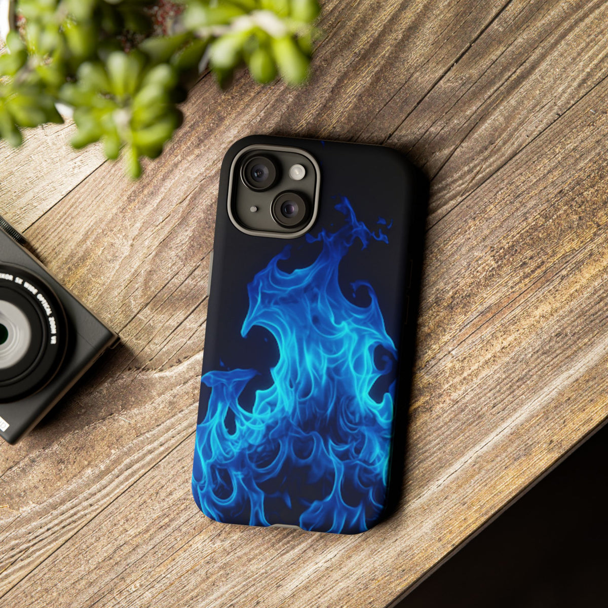 Blue Flames Tough  Phone Case - Studio 653