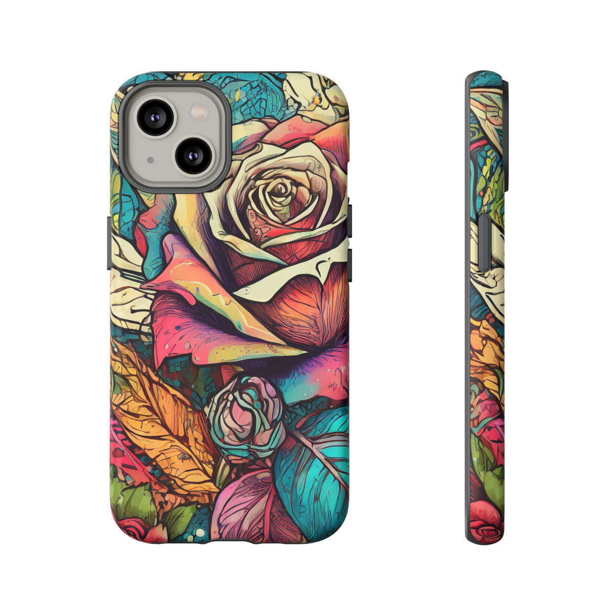 Colorful Roses Tough Phone Case - Studio 653