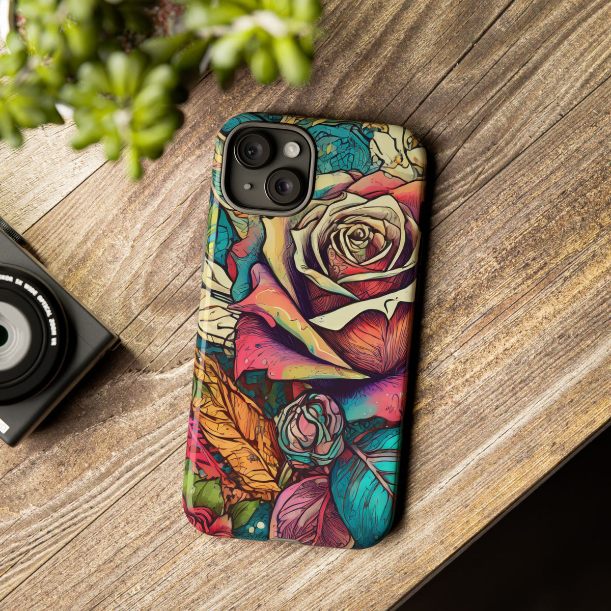 Colorful Roses Tough Phone Case - Studio 653
