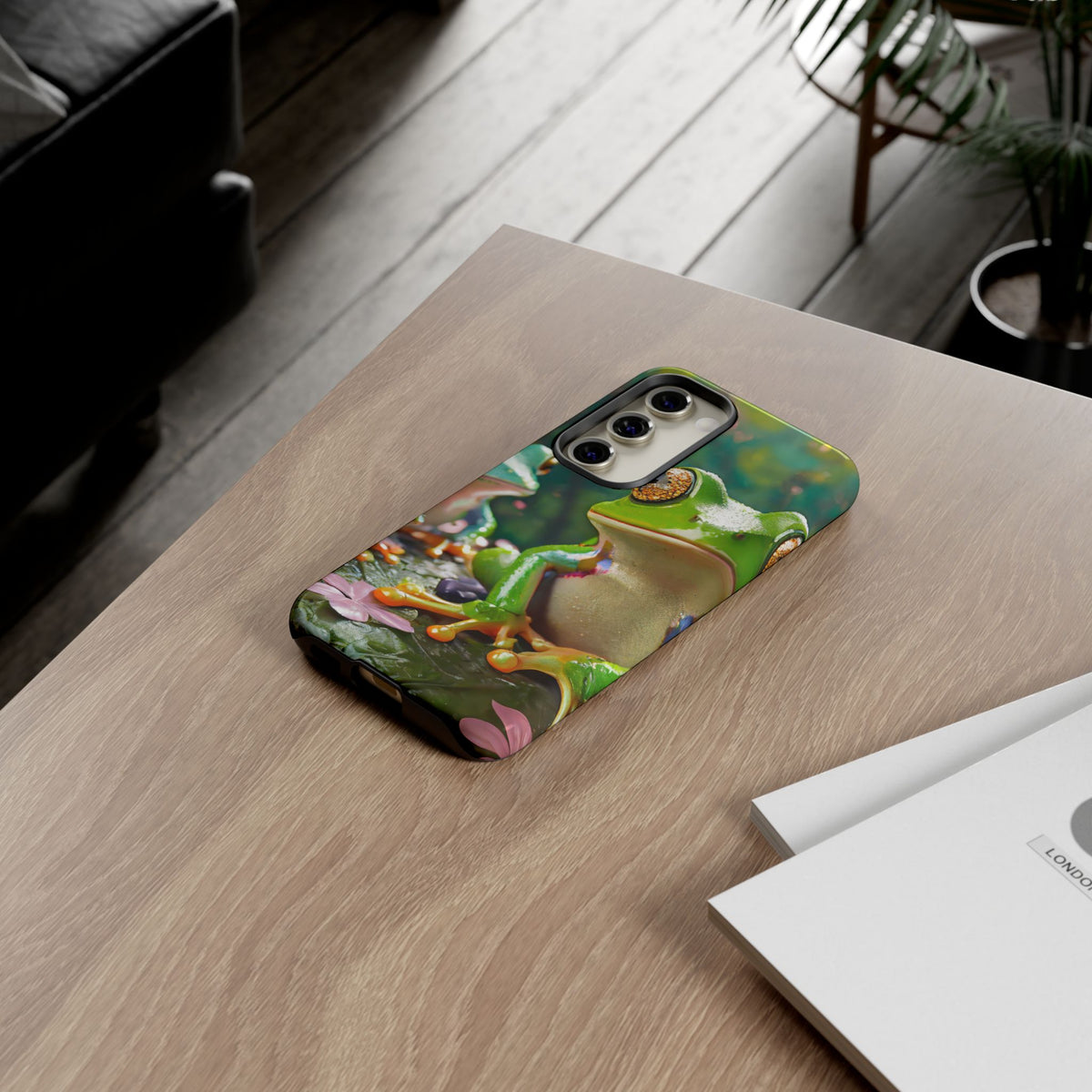 Someone Watching Colorful Frog Tough Phone Case - Studio 653