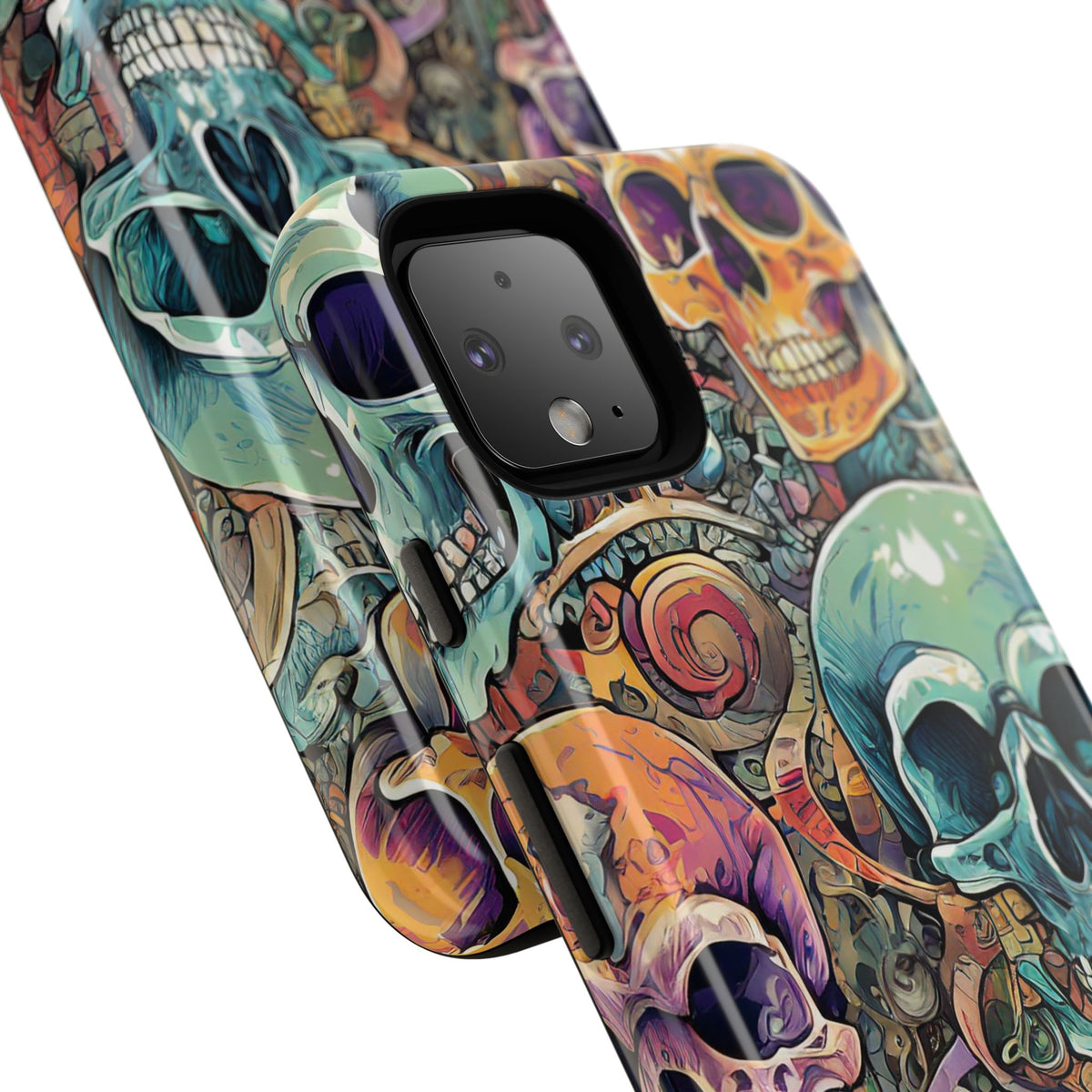 Artistic Skull Collage Tough Phone Case - Studio 653