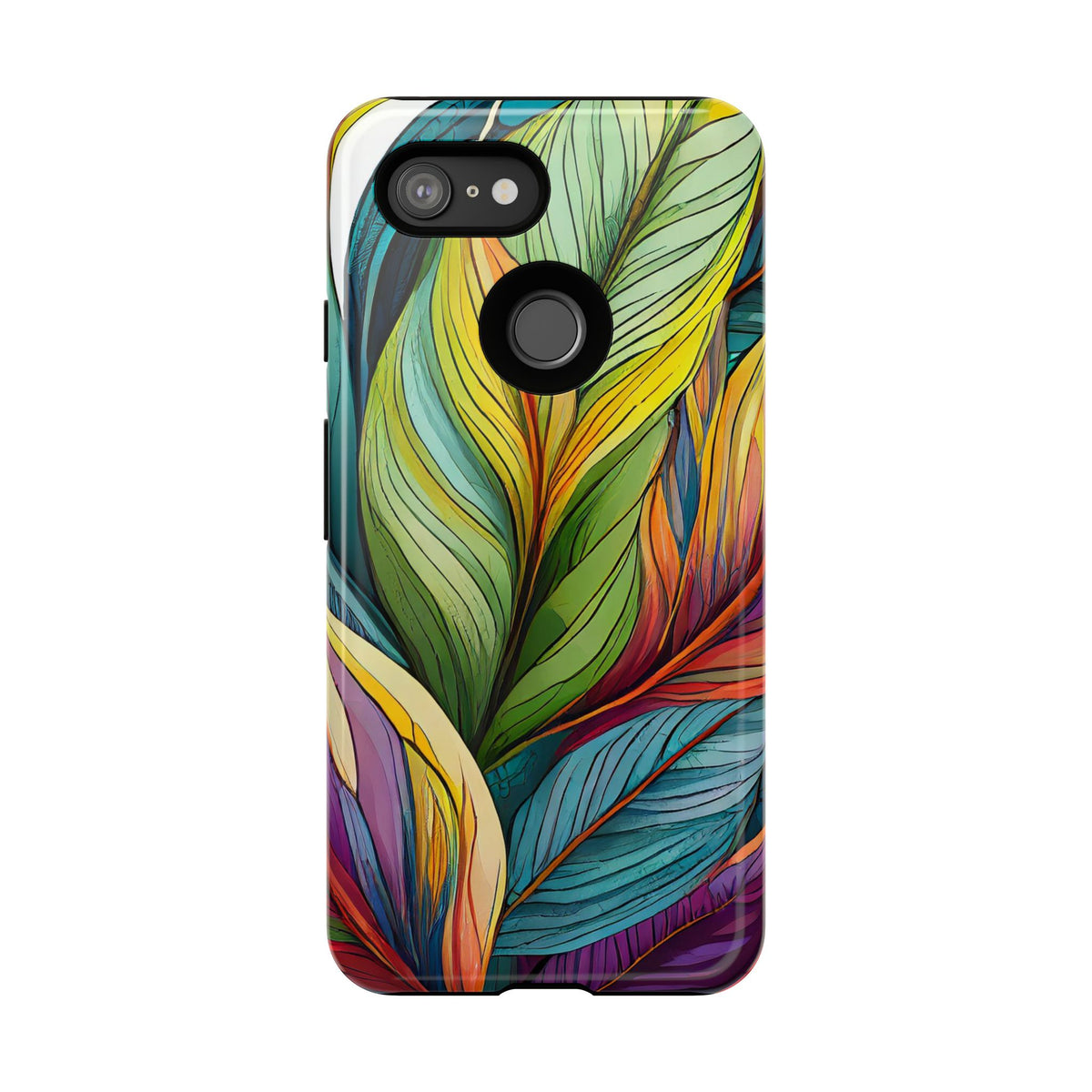Vibrant Tropical Leaf Tough Phone Case - Studio 653