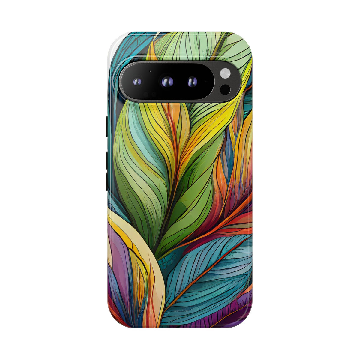 Vibrant Tropical Leaf Tough Phone Case - Studio 653