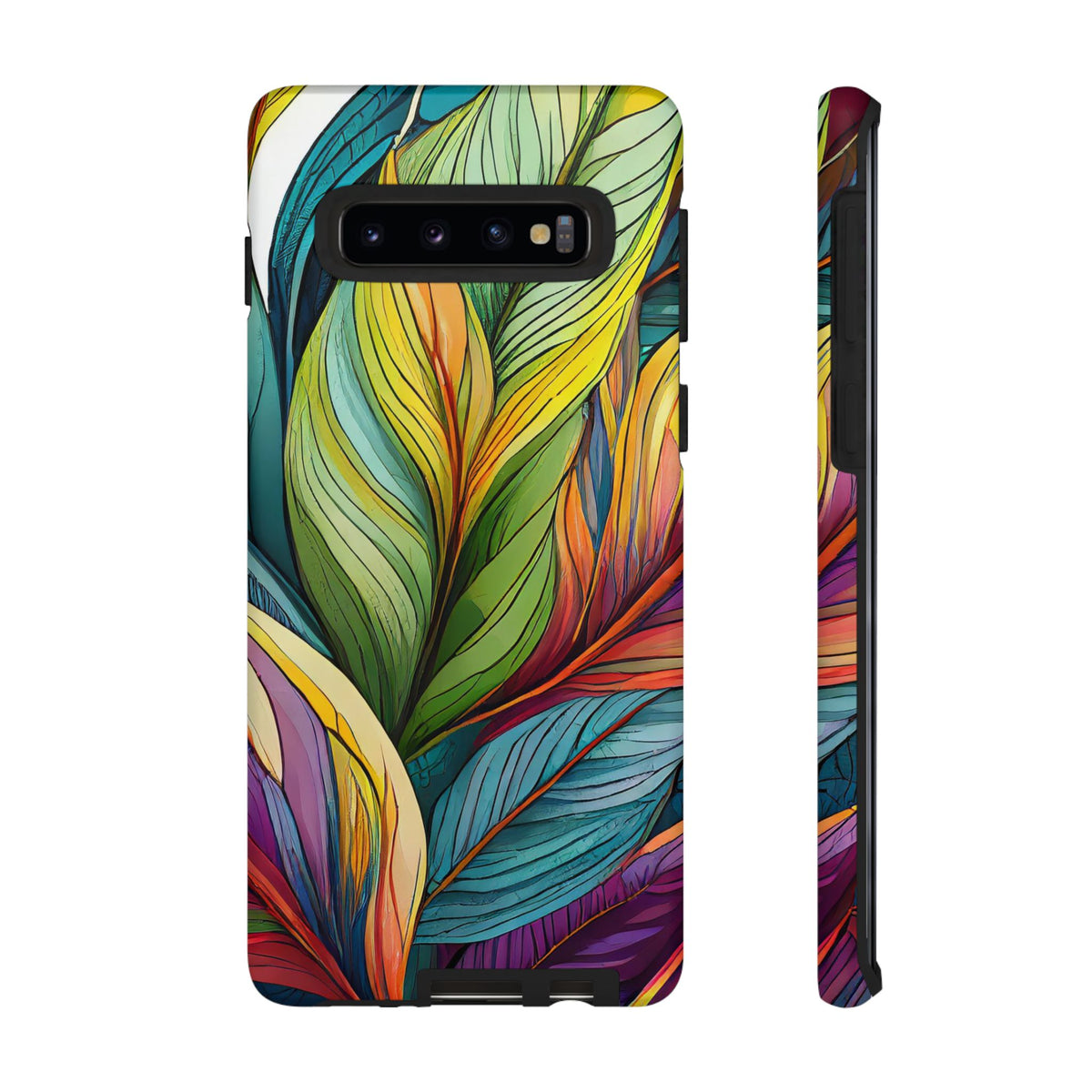 Vibrant Tropical Leaf Tough Phone Case - Studio 653