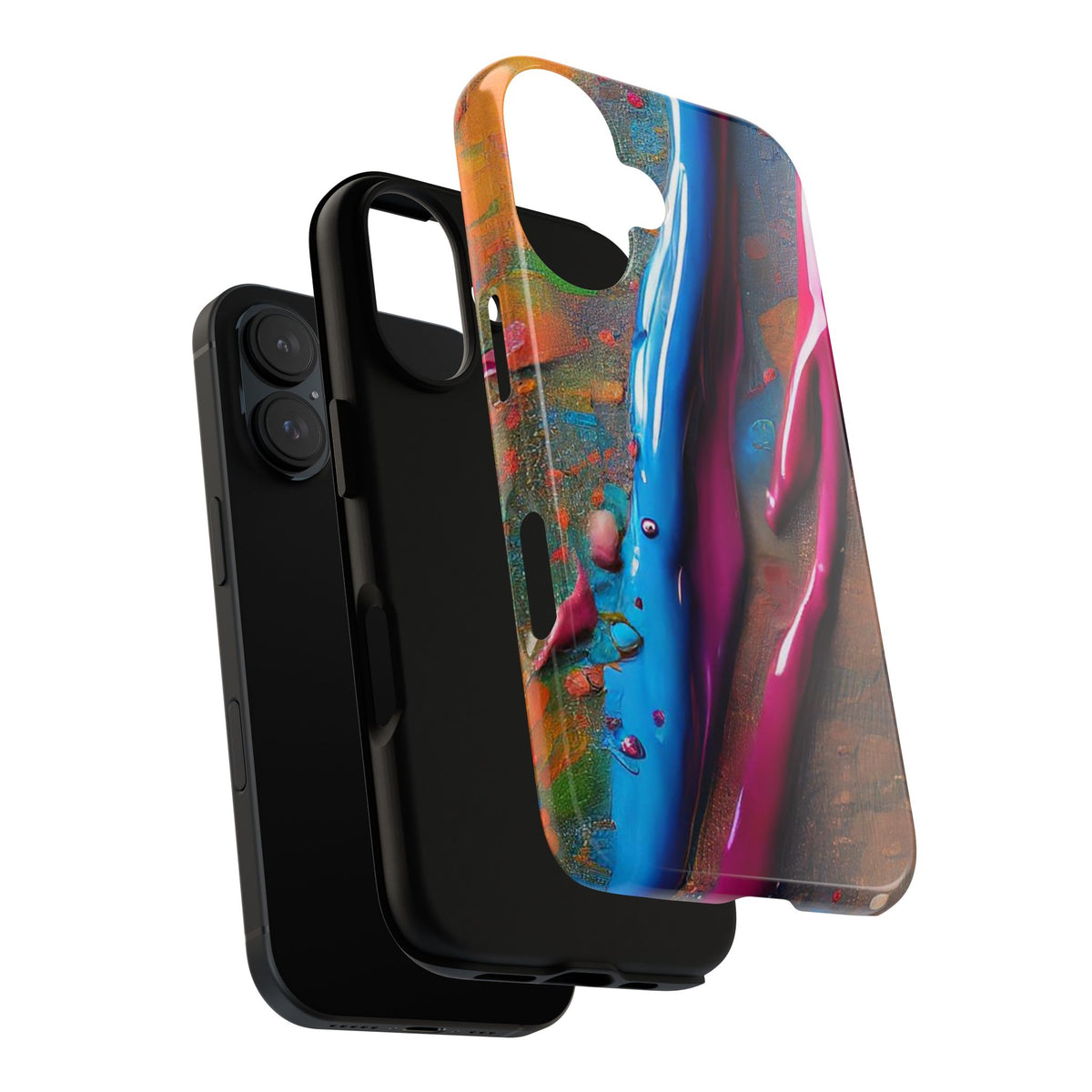 Colorful Artistic Paint Splatter Tough Phone Case - Studio 653