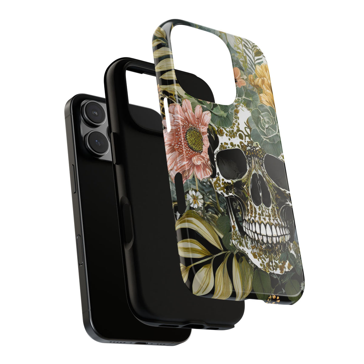 Floral Skull Tough Phone Case - Studio 653