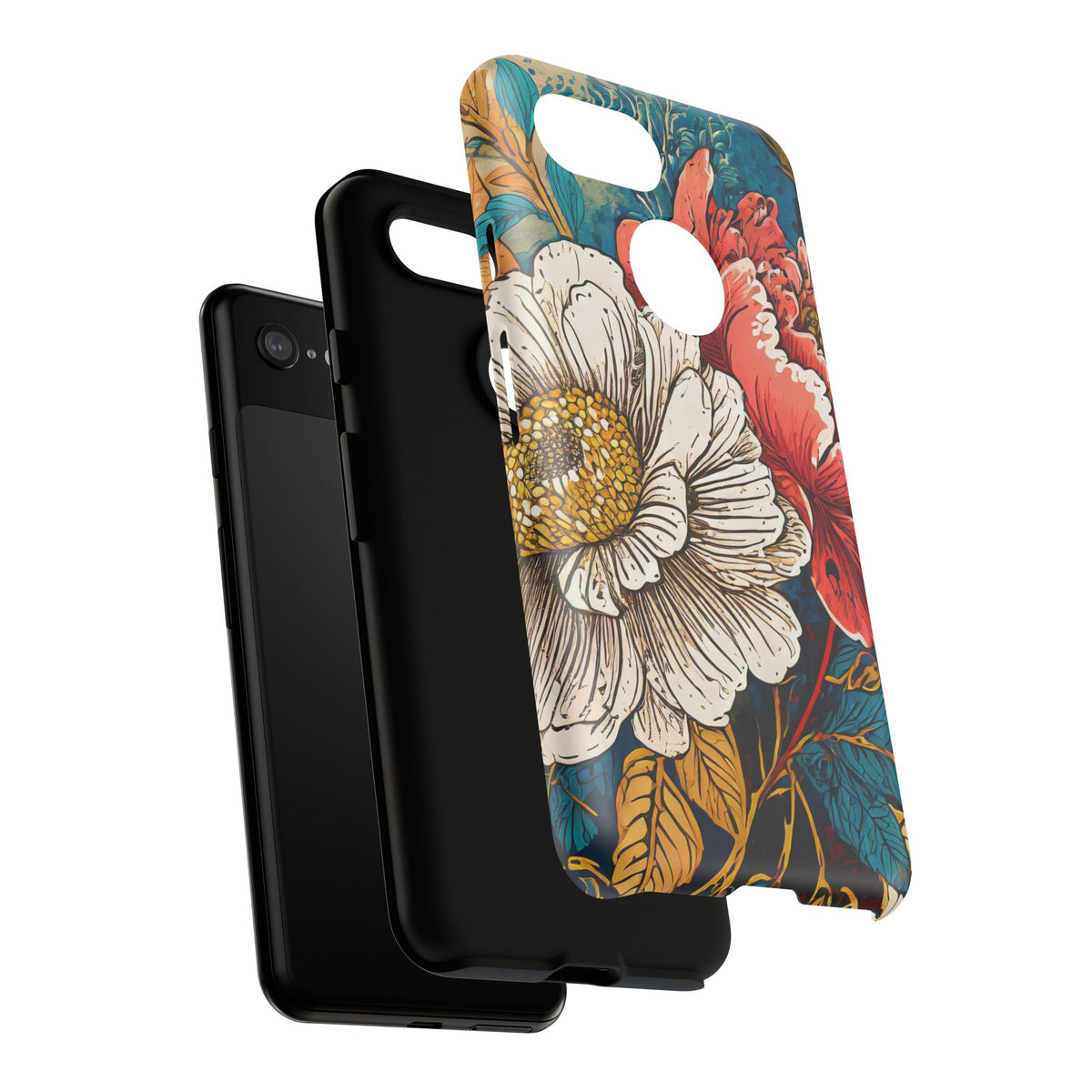 Artistic Floral Tough Phone Case - Studio 653
