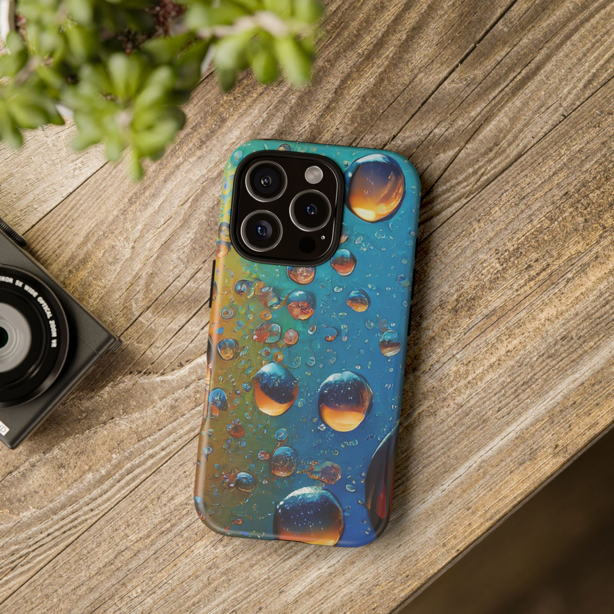 Colorful Water Droplets Tough Phone Case - Studio 653