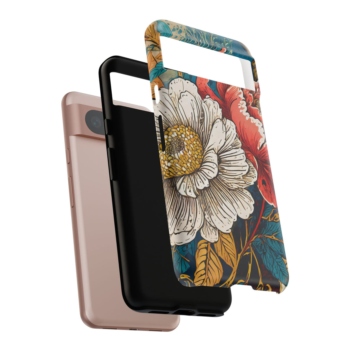 Artistic Floral Tough Phone Case - Studio 653