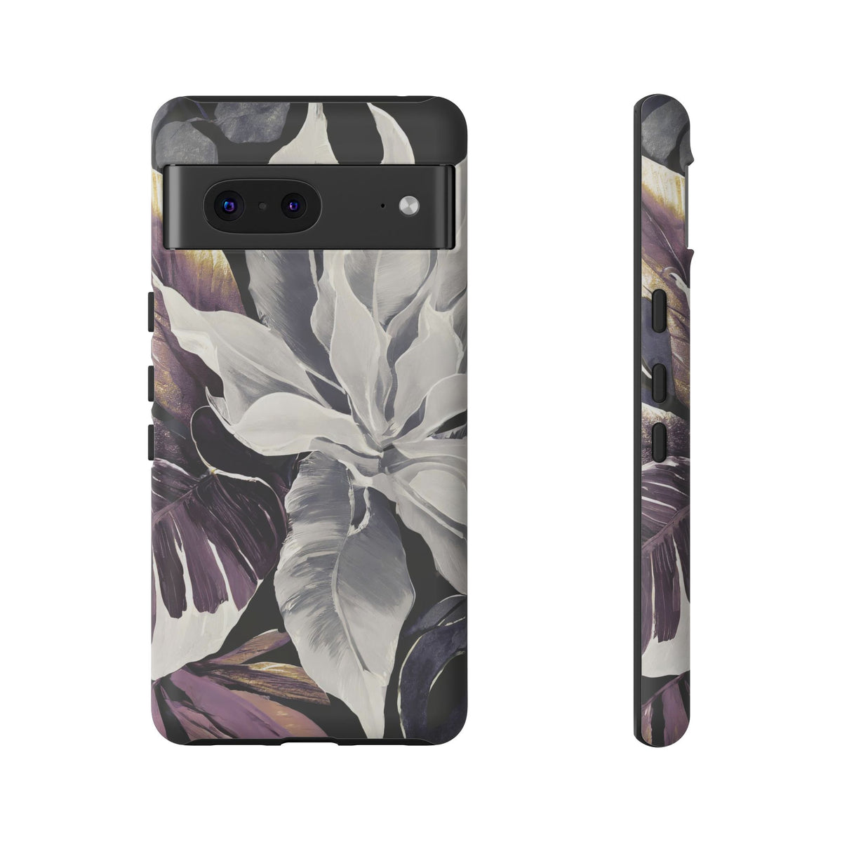 White & Plum Floral Tough Phone Case - Studio 653