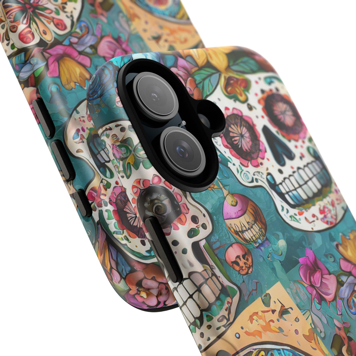 Vibrant Sugar Skull Tough Phone Case - Studio 653