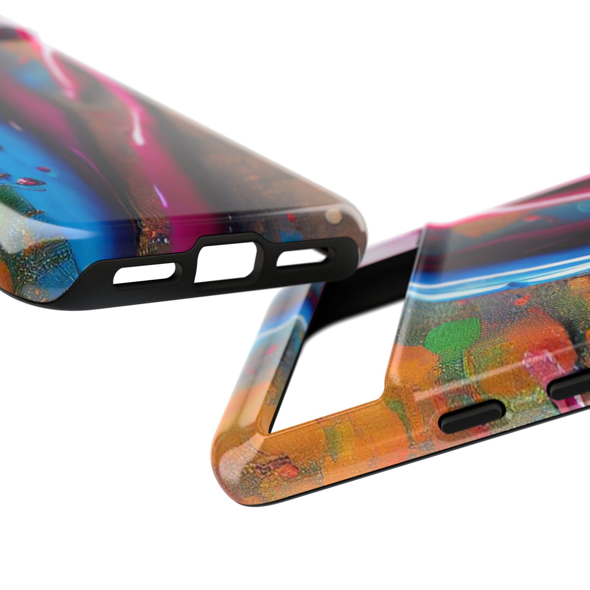 Colorful Artistic Paint Splatter Tough Phone Case - Studio 653