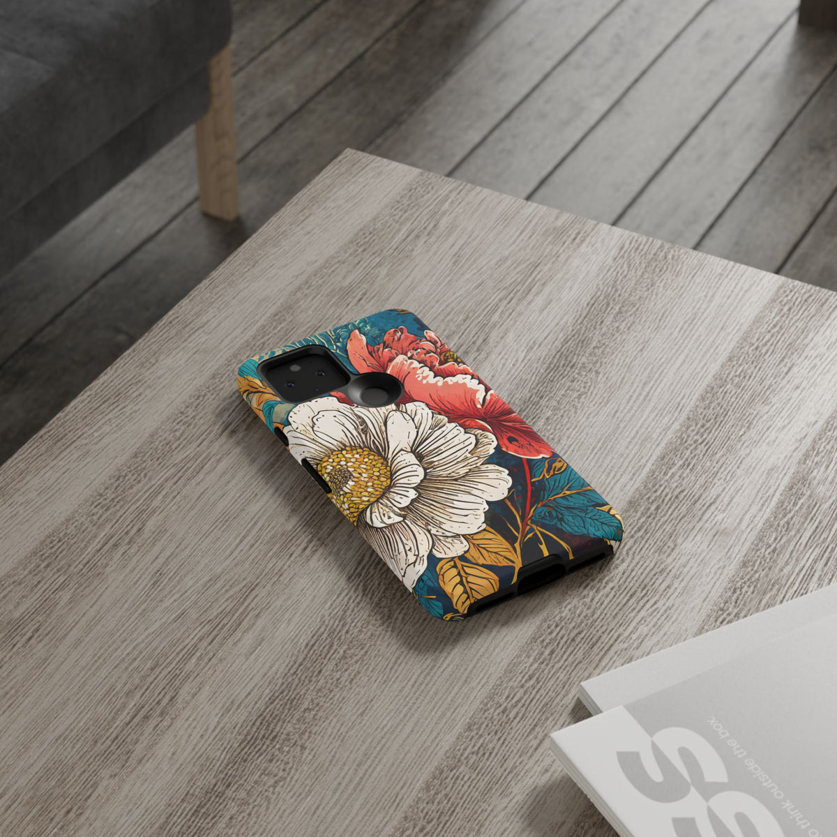 Artistic Floral Tough Phone Case - Studio 653