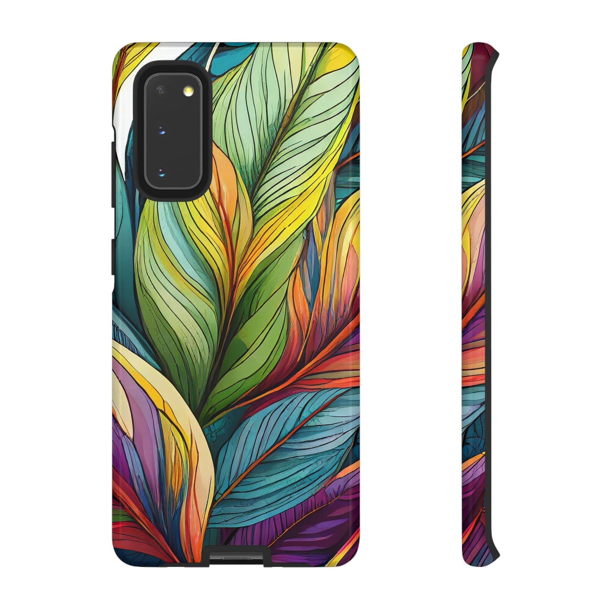 Vibrant Tropical Leaf Tough Phone Case - Studio 653