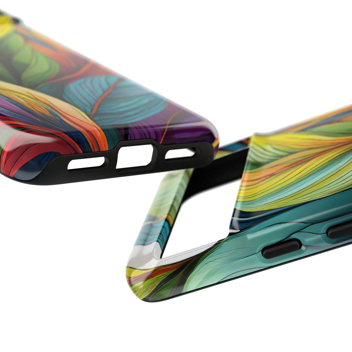 Vibrant Tropical Leaf Tough Phone Case - Studio 653