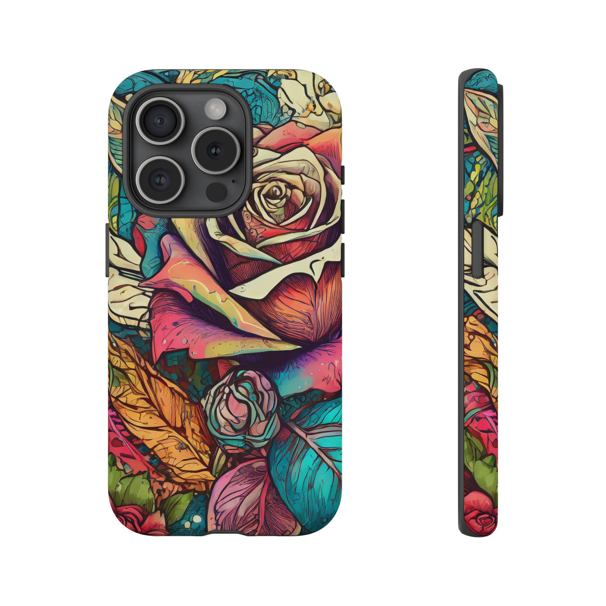 Colorful Roses Tough Phone Case - Studio 653