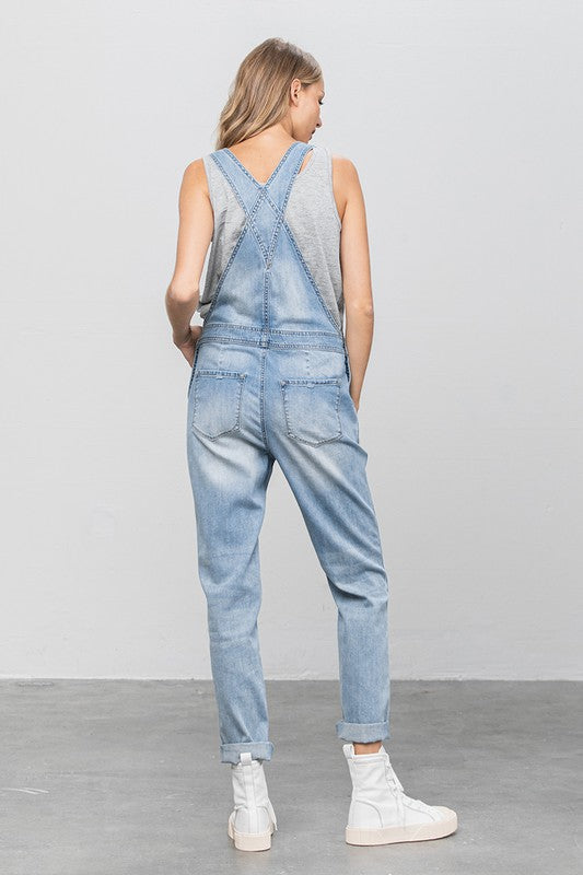 Insane Gene Heavy Body Premium Destroyed Denim Overalls - Studio 653