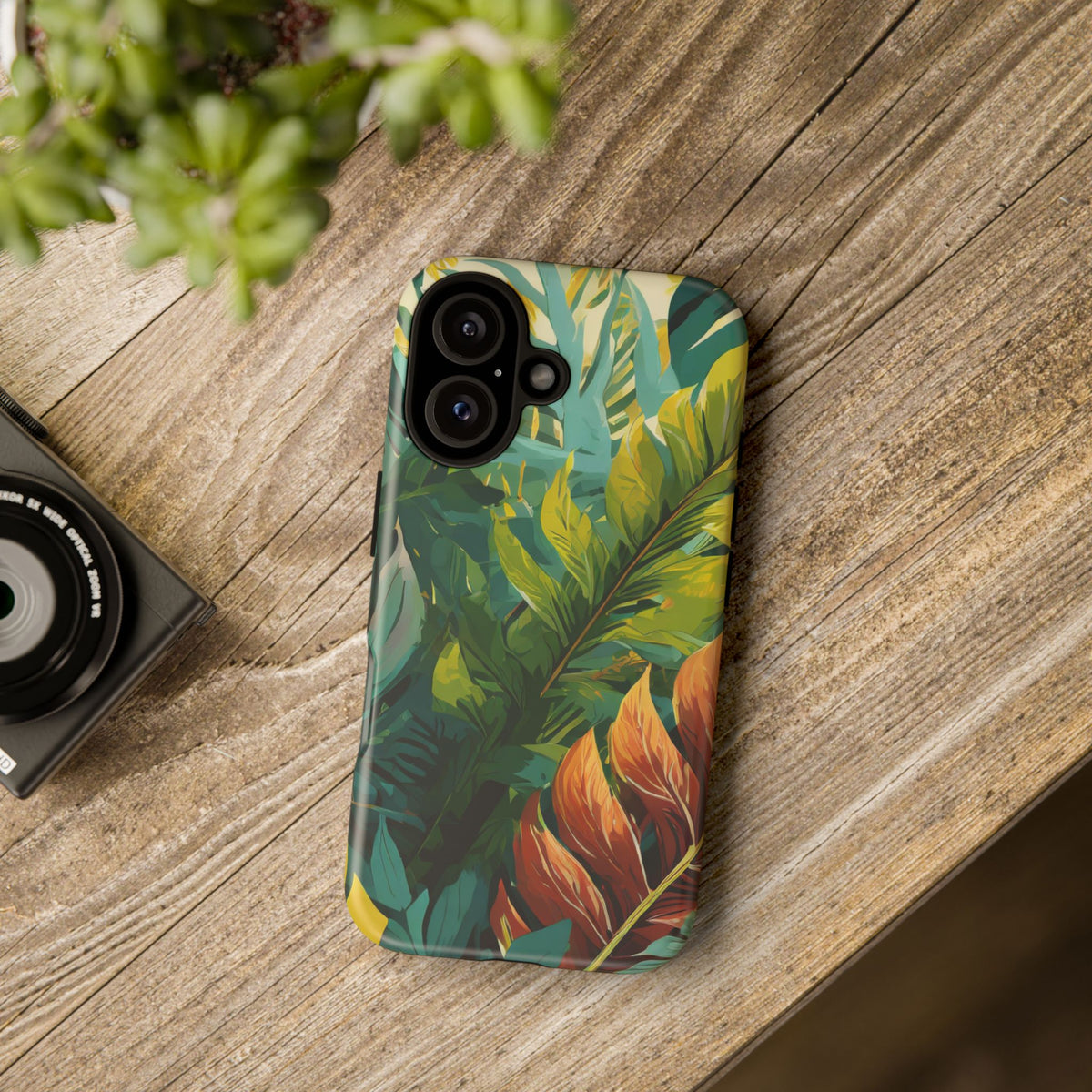 Tropical Leaf Tough Phone Case - Studio 653