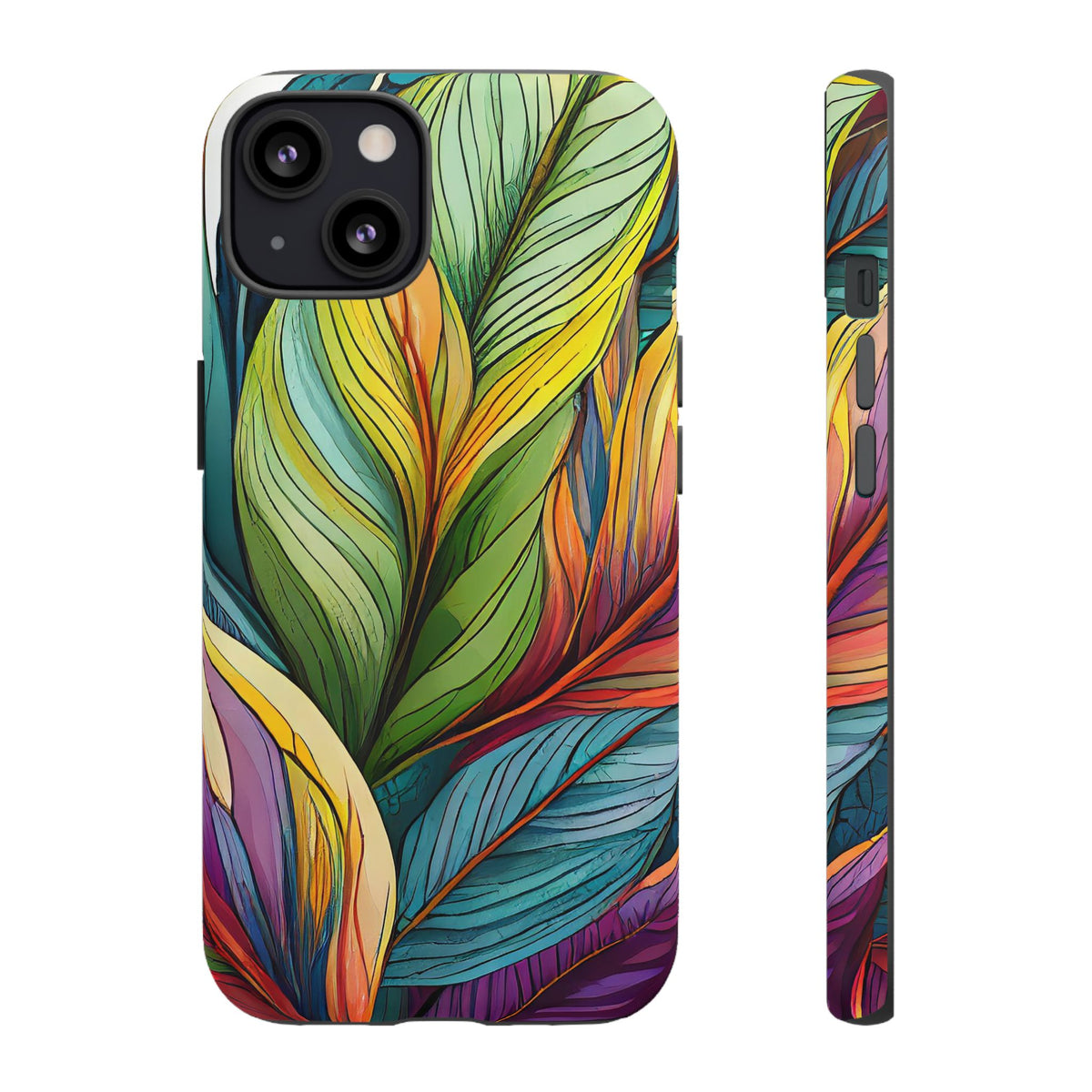 Vibrant Tropical Leaf Tough Phone Case - Studio 653