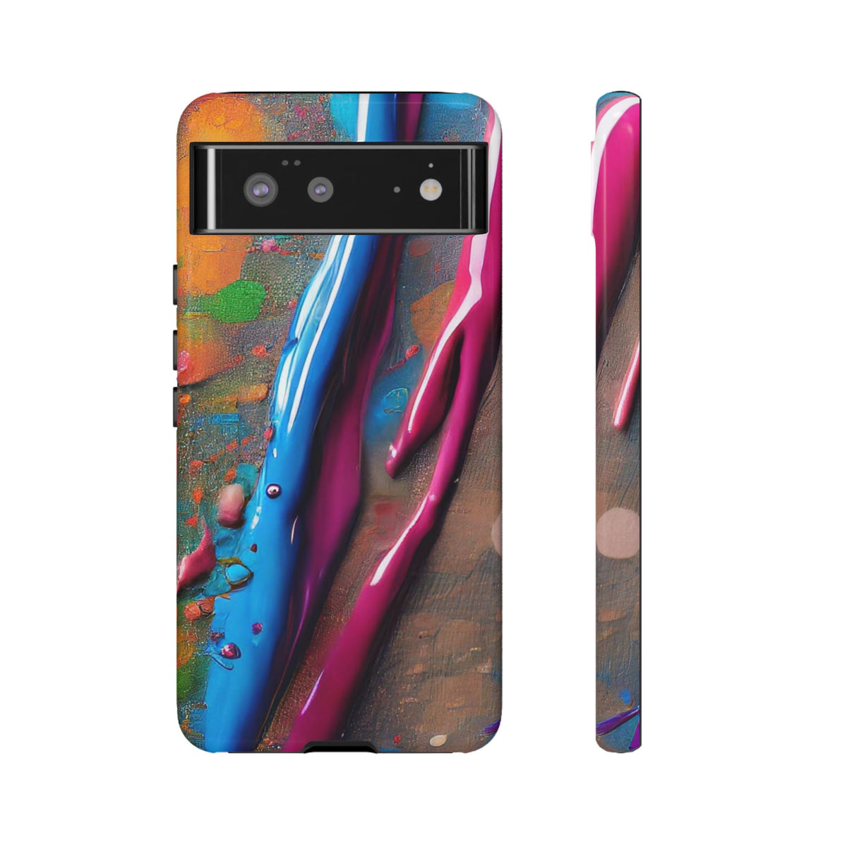 Colorful Artistic Paint Splatter Tough Phone Case - Studio 653