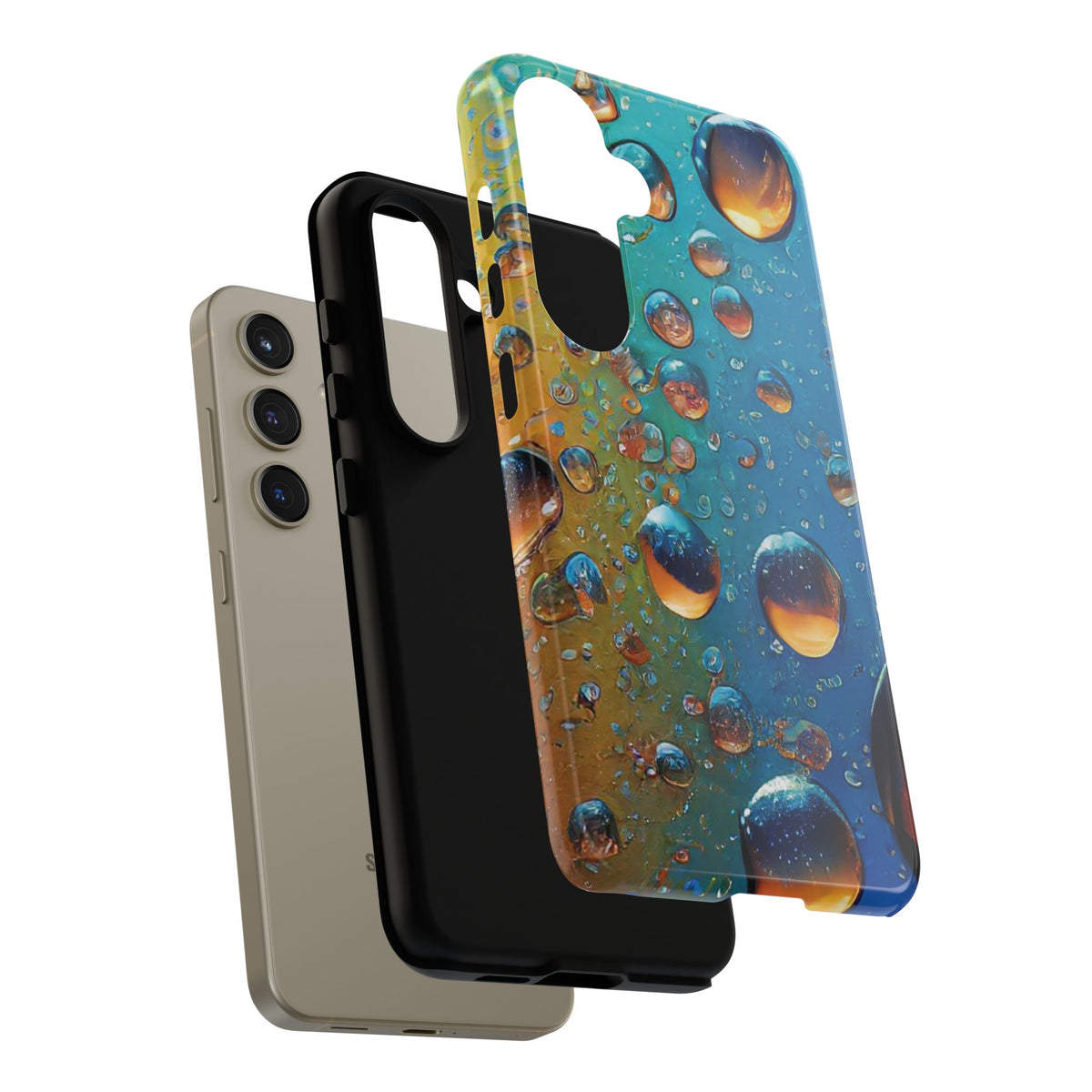 Colorful Water Droplets Tough Phone Case - Studio 653